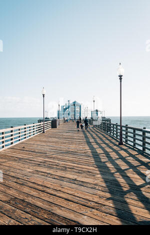 Der Pier in Oceanside, San Diego County, Kalifornien Stockfoto