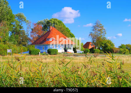Die Insel Hiddensee, Asta-Nielsen-Housee in den Dünen, Deutschland Stockfoto