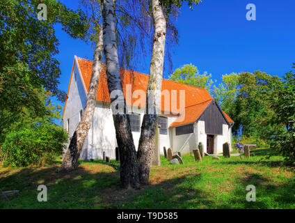 Die Insel Hiddensee, Dorf, Kloster, Kirche Stockfoto