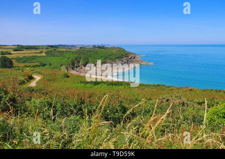 Pointe du Grouin in der Bretagne, Frankreich Stockfoto