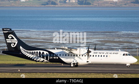 Air New Zealand Link (Mount Cook Airline) ATR 72-212 A (600) am Internationalen Flughafen Auckland, Neuseeland Stockfoto