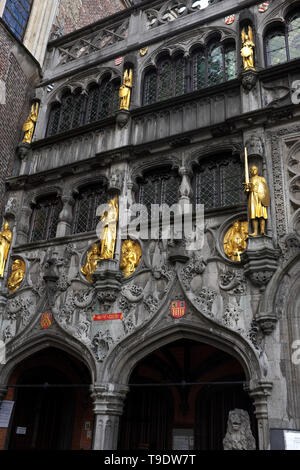 Basilika des Heiligen Blutes, Brügge, Belgien Stockfoto