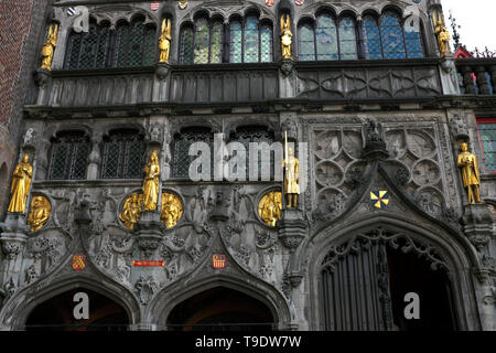 Basilika des Heiligen Blutes, Brügge, Belgien Stockfoto