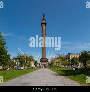 Die Melville Denkmal in St Andrew Square, Edinburgh, Schottland Stockfoto