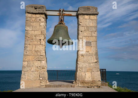 Blick von der Glocke von chersonesus (oder der Nebel Bell von chersonesos) im National Preserve von Tauric Chersonesos in Sewastopol, Krim Republik Stockfoto