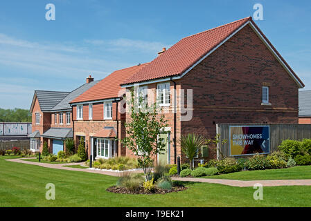 Neuen Avant Wohnungen Gehäuse Entwicklung, Stamford Bridge, East Yorkshire, England, Großbritannien Stockfoto