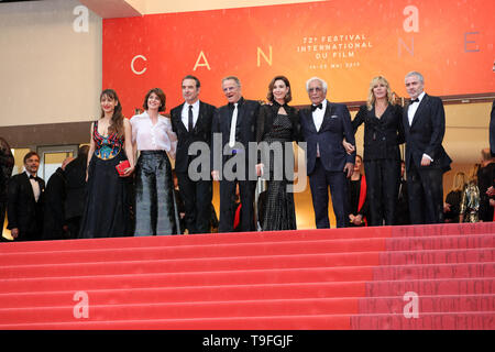 Cannes, Frankreich. Mai, 2019 18. kommt zur Premiere von 'LES PLUS BELLES ANNÉES D'une VIE' während der 2019 Cannes Film Festival am 18. Mai 2019 im Palais des Festivals in Cannes, Frankreich. Credit: Imagespace/Alamy leben Nachrichten Stockfoto