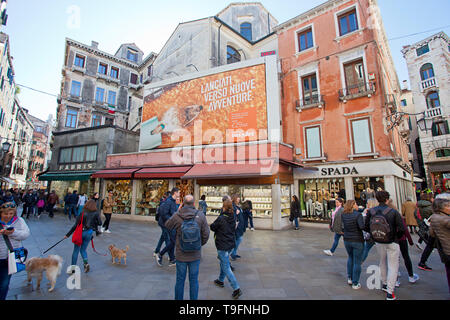 In den Straßen von Venedig, Italien Stockfoto