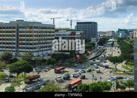 Singapur 27 MAR 2017：Singapur ubi Bereich Industrie Zone Stockfoto