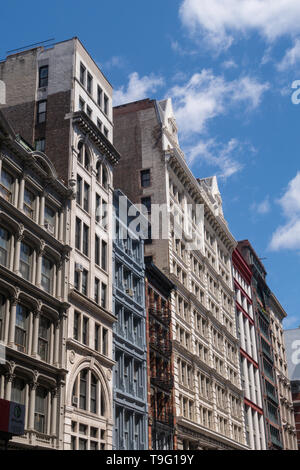 Broadway in SoHo ist ein Historic District, NEW YORK CITY, USA Stockfoto