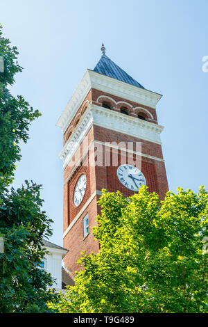 CLEMSON, SC, USA - Mai 2: Tillman Halle an der Clemson Universität am 2. Mai 2019 in Clemson, South Carolina. Stockfoto