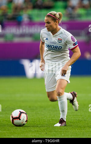 18. Mai 2019, Groupama Arena, Budapest, Ungarn; UEFA Champions League der Frauen, Lyon vs Barcelona; Stockfoto