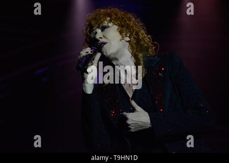 Padua, Italien. 18 Mai, 2019. Fiorella Mannoia führt live für Ihr 'Personale Tour" am Gran Teatro Geox. Credit: Mariano Montella/Pacific Press/Alamy leben Nachrichten Stockfoto