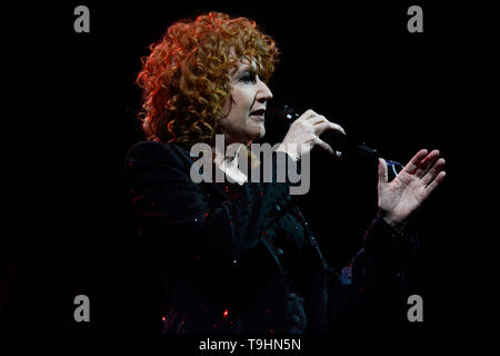 Padua, Italien. 18 Mai, 2019. Fiorella Mannoia führt live für Ihr 'Personale Tour" am Gran Teatro Geox. Credit: Mariano Montella/Pacific Press/Alamy leben Nachrichten Stockfoto