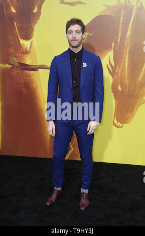 Hollywood, USA. 18 Mai, 2019. Thomas Middleditch, Godzilla: König Der Monster Weltpremiere auf dem TCL Chinese Theatre in Hollywood, Kalifornien am 18. Mai 2019. Credit: Faye Sadou/Medien Punch/Alamy leben Nachrichten Stockfoto