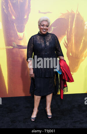 Holywood, Kalifornien, USA. 18 Mai, 2019. Mai 18, 2019 - Hollywood, Kalifornien, USA - CCH Pounder kommt bei der Premiere von Warner Bros. Bilder und legendären Bilder''' Godzilla: König der Monster': Alexander Seyum/ZUMA Draht/Alamy leben Nachrichten Stockfoto