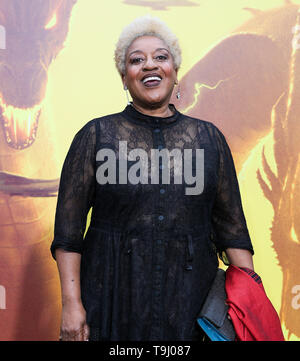 Holywood, Kalifornien, USA. 18 Mai, 2019. Mai 18, 2019 - Hollywood, Kalifornien, USA - CCH Pounder kommt bei der Premiere von Warner Bros. Bilder und legendären Bilder''' Godzilla: König der Monster': Alexander Seyum/ZUMA Draht/Alamy leben Nachrichten Stockfoto