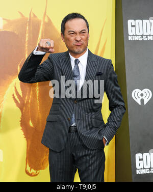 Holywood, Kalifornien, USA. 18 Mai, 2019. Mai 18, 2019 - Hollywood, Kalifornien, USA - Ken Watanabe kommt bei der Premiere von Warner Bros. Bilder und legendären Bilder''' Godzilla: König der Monster': Alexander Seyum/ZUMA Draht/Alamy leben Nachrichten Stockfoto