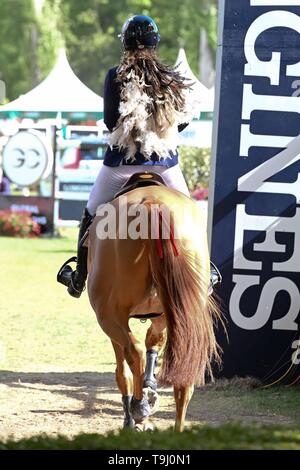 Madrid, Spanien. 18 Mai, 2019. 18.05.2019. - Longines Global Champions Tour Madrid 2019 Foto: Credit: CORDON Cordon Drücken Sie die Taste/Alamy leben Nachrichten Stockfoto