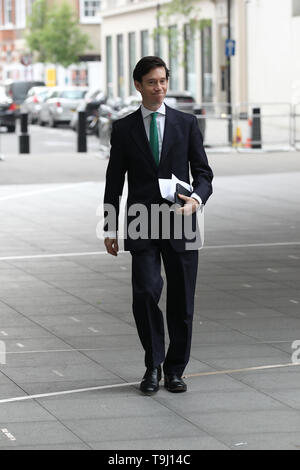 London, UK, 19. Mai 2019. Rory Stewart Secretary of State for International Development of the United Kingdom in den BBC Studios in London Stockfoto