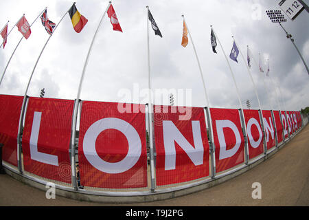 London, Großbritannien. 19 Mai, 2019. FIH internationalen Frauen Pro Hockey, England und Belgien; London 2019 Werbung Credit: Aktion Plus Sport Bilder/Alamy leben Nachrichten Stockfoto