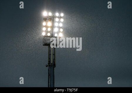 Oss, Niederlande. 19 Mai, 2019. OSS, 19-05-2019, Stadion TOP Oss, Niederländisch Keuken Kampioen divisie Saison 2018/2019 Play Off. Regen vor dem Spiel TOP Oss-Sparta (Play-off). Credit: Pro Schüsse/Alamy leben Nachrichten Stockfoto