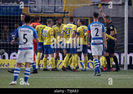 Leeuwarden, Niederlande. 19 Mai, 2019. LEEUWARDEN, 19 Ð 05-2019, cambuur Stadion, Saison 2018 - 2019, Keukenkampioen divisie, Play-offs, während des Spiels SC Cambuur - De Graafschap Credit: Pro Schüsse/Alamy leben Nachrichten Stockfoto