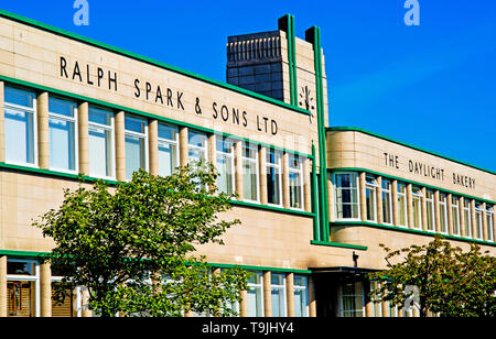 Ralph Funken das Tageslicht Bäckerei, Stockton on Tees, Cleveland, England Stockfoto