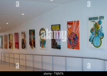 TWA Hotel am Flughafen JFK IN NEW YORK Stockfoto