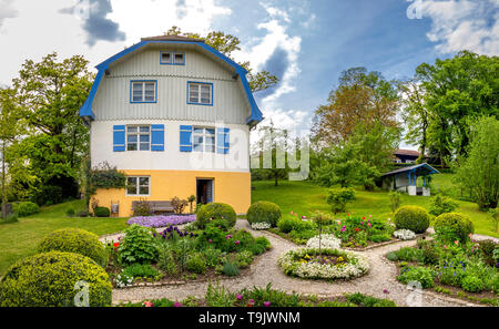 Muenter Haus, auch als das "russische Haus", bewohnt von russischen Malers Wassily Kandinsky und deutschen expressionistischen Maler Gabriele Muenter in Stockfoto