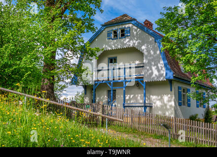 Muenter Haus, auch als das "russische Haus", bewohnt von russischen Malers Wassily Kandinsky und deutschen expressionistischen Maler Gabriele Muenter in Stockfoto