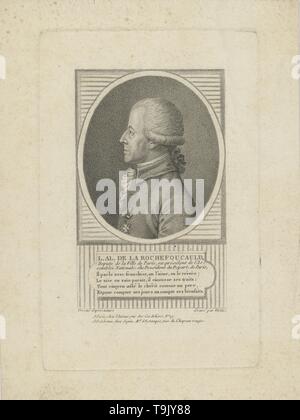 Louis-Alexandre de La Rochefoucauld, Duc d'Enville (1743-1792). Museum: private Sammlung. Thema: Jean-Baptiste Vérité. Stockfoto
