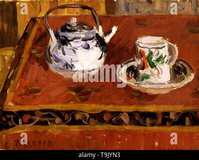 Nature Morte, Tasse et théière. Museum: Museum Langmatt. Autor: Camille Pissarro. Stockfoto