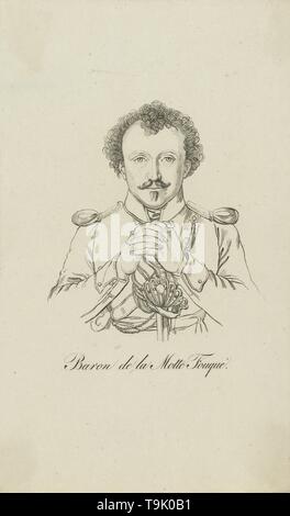 Baron Friedrich de la Motte Fouqué (1777-1843). Museum: private Sammlung. Autor: anonym. Stockfoto