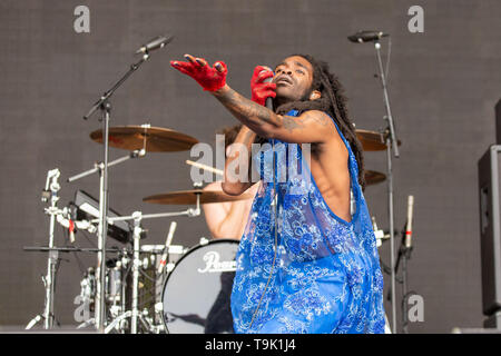 Mai 17, 2019 - Columbus, Ohio, USA - THEOGM von Ho 99 o9 während der Sonic Temple Music Festival an der MAPFRE Stadion in Columbus, Ohio (Credit Bild: © Daniel DeSlover/ZUMA Draht) Stockfoto