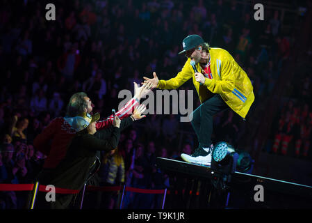 Jovanotti durchgeführt in der Arena di Verona 2018 Stockfoto