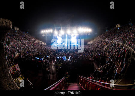 Jovanotti durchgeführt in der Arena di Verona 2018 Stockfoto