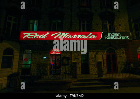 18. September 2013. Neon lit Spielhallen in Great Yarmouth Stockfoto