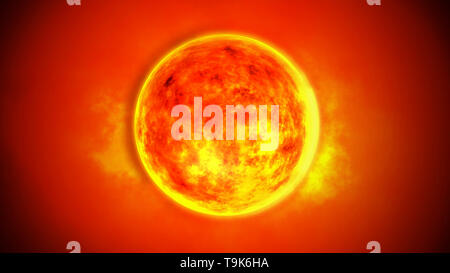 Alle Solar Energie und Solar System des Universums im 3D-Format Stockfoto