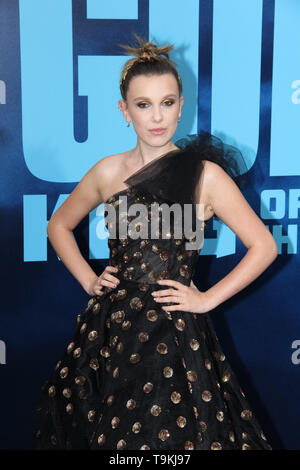 Millie Bobby Brown an der Warner Brothers Bilder Weltpremiere von 'Godzilla König Der Monster". Gehalten an der TCL Chinese Theatre in Hollywood, CA, 18. Mai 2019. Foto: Richard Chavez/PictureLux Stockfoto