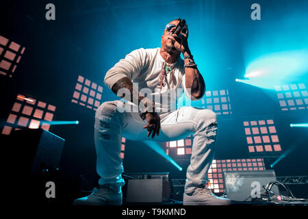 Norwegen, Stavanger - 28. April 2017. Die jamaikanische Sängerin und Musikerin Shaggy führt ein Live Konzert während der Wir lieben die 90er Show in Stavanger. (Foto: Gonzales Foto - Christer Haavarstein). Stockfoto