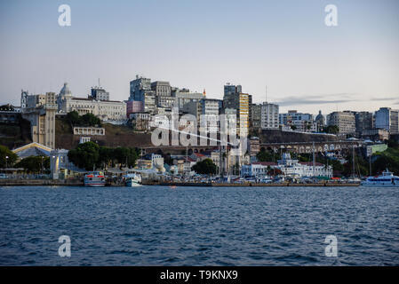 Salvador, Brasilien - 3. Februar 2019: Der Hafen von Salvador Bahia in Brasilien Stockfoto