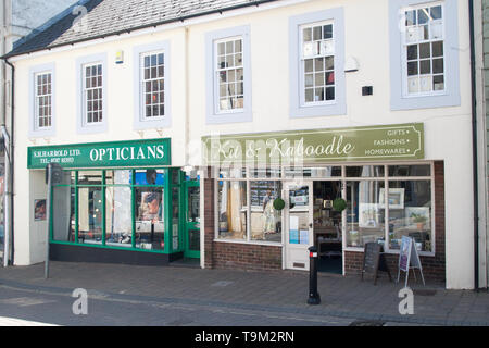 High Street Shaftesbury Stadtzentrum Stockfoto