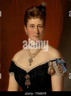 Prinzessin Alice von Großbritannien (1843-1878), Großherzogin von Hessen und bei Rhein. Museum: Royal Collection, London. Autor: Joseph Adam Hartmann. Stockfoto
