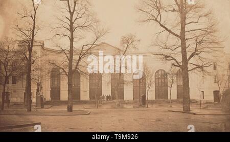 Die Exposition Universelle von 1855. Haupteingang des Palais des Beaux-Arts. Museum: private Sammlung. Autor: Andre ADOLPHE - EUGENE DISDERI. Stockfoto