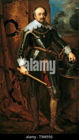 Portrait von Johannes VIII. von Nassau-Siegen (1583-1638). Museum: Liechtenstein Museum. Autor: Anthony Van Dyck. Stockfoto