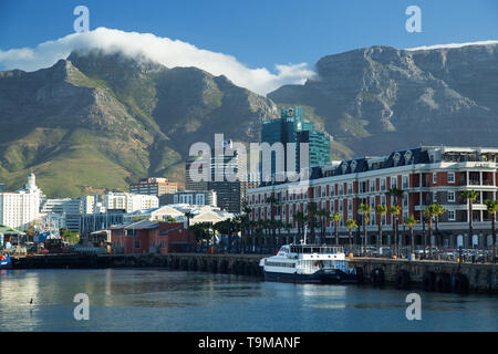 Die Tischdecke auf den Tafelberg in Kapstadt, Südafrika Stockfoto