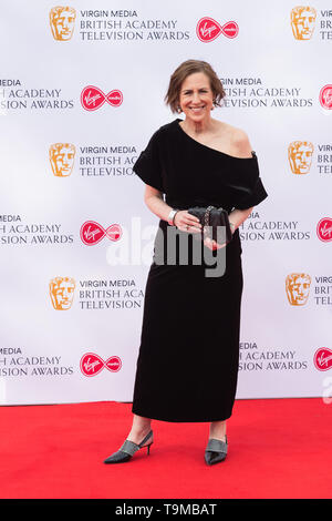 London, Großbritannien. 12. Mai 2019. Kirsty Wark besucht die Virgin Media British Academy Television Awards Zeremonie an der Royal Festival Hall. Credit: Wiktor Szymanowicz/Alamy leben Nachrichten Stockfoto