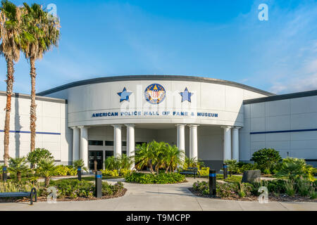 Titusville, Florida - Mai 12,2019: Die amerikanische Polizei Hall of Fame und Museum ein Museum und eine Gedenkstätte für den amerikanischen Strafverfolgungsbehörden dedizierte Ki Stockfoto