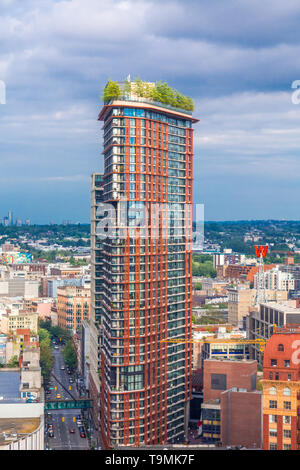 Woodwards Gebäude in Vancouver Stockfoto